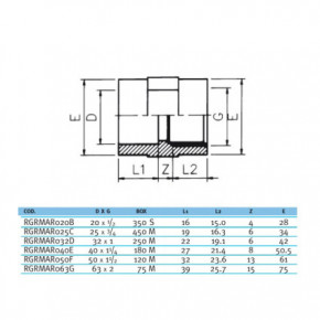      EFFAST d63x2 (RGRMAR063G)