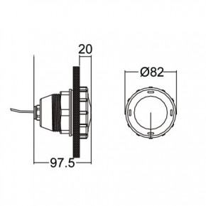   Emaux LED-P50 1  White