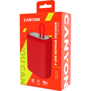   Canyon BSP-4 Bluetooth Red (CNE-CBTSP4R) 5