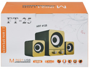   2.1 F&T FT-25 Usb Silver (4125) 5