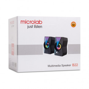   Microlab 2.0 B-22USB Black (B-22) 6