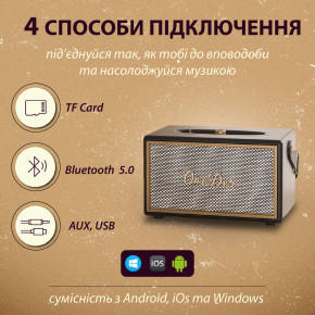   Bluetooth OneDer D6    TF/USB/AUX 40  (D6BR) 3