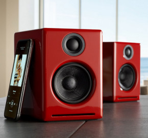   Audioengine A2+BT Red 3