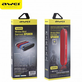   AWEI Y220 Bluetooth Speaker Red #I/S 3