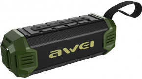   AWEI Y280 Bluetooth Speaker-Power Bank Green #I/S