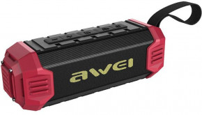   AWEI Y280 Bluetooth Speaker-Power Bank Red #I/S