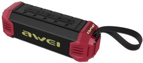   AWEI Y280 Bluetooth Speaker-Power Bank Red #I/S 5