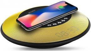   AWEI Y290 Bluetooth Speaker-Wireless Charger Yellow #I/S 4