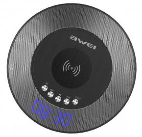  Awei Y290 Bluetooth with wireless charger Black 5