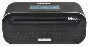   Bluetooth  Awei Y600 (Bluetooth, MP3, AUX, Mic) Black (5587) #S/O 3