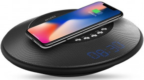   Awei Y290 Bluetooth Speaker-Wireless Charger Grey 3