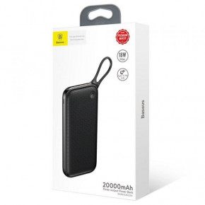 Power Bank BASEUS Powerful Type-C PD+QC3.0 Quick Charge 20000 mAh Black 3