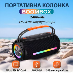  Bluetooth      USB BOOMSBOX 360  2400 mah FM AUX BOOMSBOX 360 (X360B)