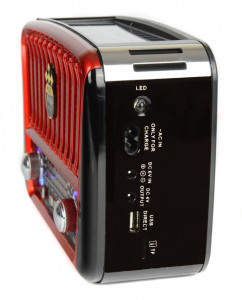   MP3 USB Golon RX-456S Solar    Black-Red (77703616) 4