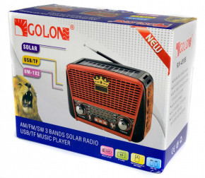   MP3 USB Golon RX-456S Solar    Black-Red (77703616) 5