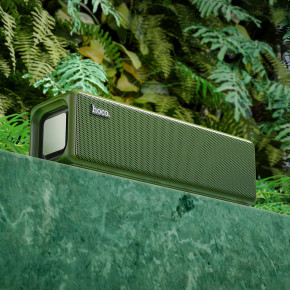  Bluetooth  Hoco HC3 Bounce sports wireless speaker (BT 5.0, AUX, USB, MicroSD) Dark Green 5