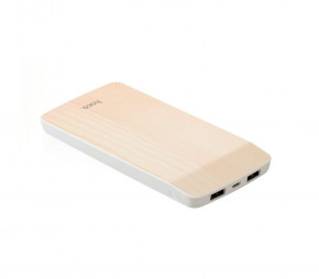 Power Bank Hoco J5 Wooden 8000mAh Pear Wood 3