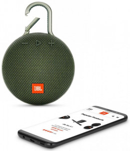   Bluetooth JBL Clip 3 Green (JBLCLIP3GRN) 5