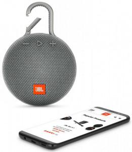    Bluetooth JBL Clip 3 Stone Grey (JBLCLIP3GRY) (3)