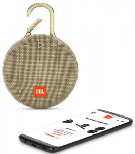   Bluetooth JBL Clip 3 Sand Beige (JBLCLIP3SAND) 5