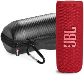   JBL FLIP 6 Red   Carbon Fiber Case