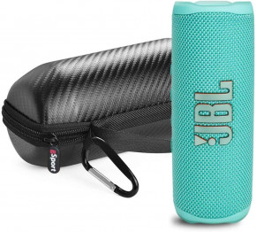   JBL FLIP 6 Teal   Carbon Fiber Case