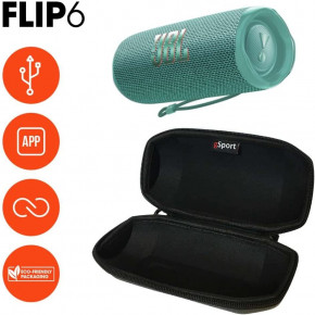   JBL FLIP 6 Teal   Carbon Fiber Case 3