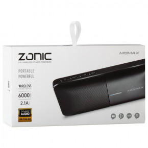  Bluetooth Momax - (BST3D) ZONIC 2 in 1 Power Black (BS-000059958)