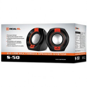   REAL-EL S-50 black-red