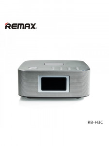 Bluetooth  Remax RB-H3 3 in 1 BT3.0 Speaker with Alarm Clock Silver 5