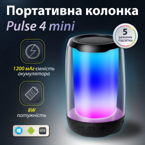    Pulse 4   USB  Bluetooth 5  Type-C AUX Micro SD,   (8893AB)