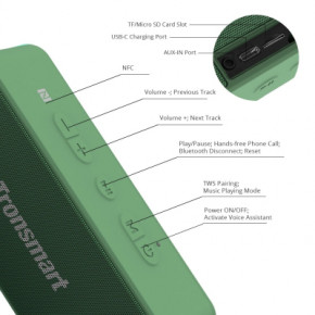   Tronsmart Element T2 Plus Green (370729) 8