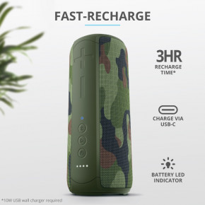   Trust Caro Max Powerful Bluetooth Speaker Camo (23960) 6