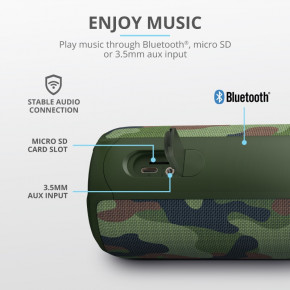   Trust Caro Max Powerful Bluetooth Speaker Camo (23960) 8