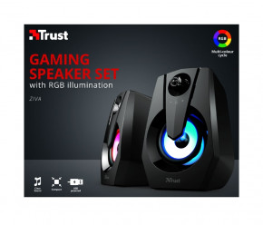   Trust 2.0 Ziva RGB Illuminated Black (24071) 12