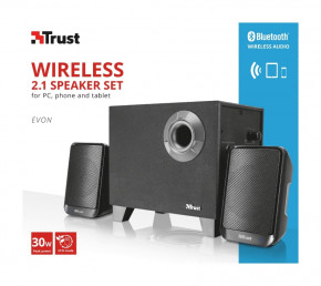   Trust 2.1 Evon Bluetooth Black (21184) 7