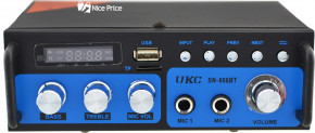   Ukc SN-666BT MP3 FM Bluetooth Blue (3388)