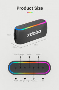  Bluetooth  Xdobo X8 III,  8