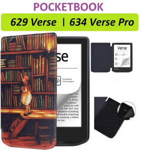 - BeCover Smart Case PocketBook 629 Verse / 634 Verse Pro 6 Library Girl (710975)