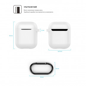  Armorstandart Duo Hang Case  Apple AirPods Yellow/White/Sea Blue (ARM53763) 5