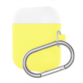  TPU Armorstandart Hang  Apple AirPods Yellow White (ARM53767)