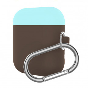  Armorstandart Hang Case  Apple AirPods Dark Brown/Sea Blue (ARM53769)