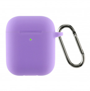  Armorstandart Ultrathin Silicone Case With Hook  Apple AirPods 2 Purple (ARM59690)