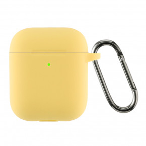  Armorstandart Ultrathin Silicone Case With Hook  Apple AirPods 2 Yellow (ARM59696)