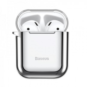  Baseus Shining Hook Series  AirPods 1/2 silver (4177)