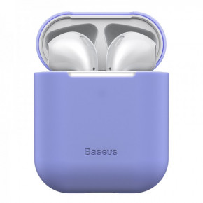  BASEUS Super Thin Series  AirPods 1/2 purple (4397)