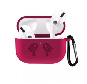  Silicon Protection BeCover  Apple AirPods Pro Rose Red (704504) 9