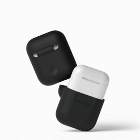   AirPods Elago Silicone Case AirPods Black (EAPSC-BK)