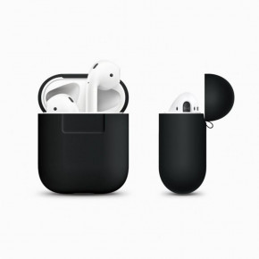   AirPods Elago Silicone Case AirPods Black (EAPSC-BK) 3