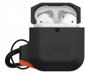  TPU UAG   Apple AirPods Black/Orange (10185E114097) 4